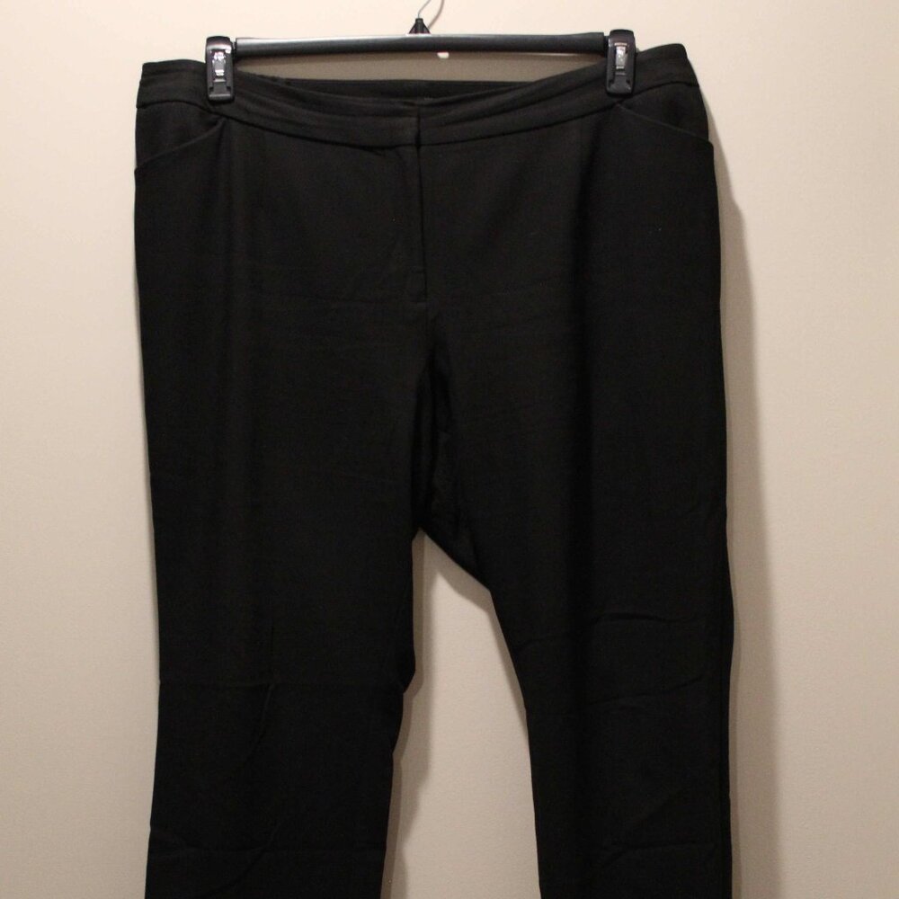 Talbots Black Heritage Trouser Pants - Sz 18W